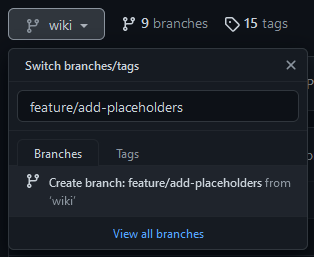 create branch